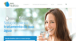 Desktop Screenshot of grupohidrica.com.br
