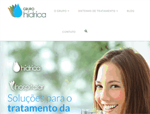Tablet Screenshot of grupohidrica.com.br